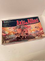 Box top showing Axis & Allies artwork and branding