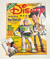 Front cover of Disney Magazine featuring Buzz and Woody