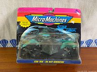 Front view of sealed Micro Machines Star Trek TNG Collection #3 spacecraft set