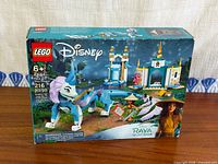 Front of sealed LEGO set box showing product artwork and piece count
