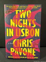 Front cover of Two Nights in Lisbon hardcover