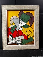 Full view of framed Picasso reproduction