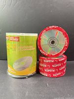 Staples 100-disc CD-R spindle and two sealed Ridata CD-R spindles
