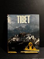 Front cover of Tibet book showing dust jacket