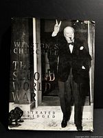 Front cover showing title and Churchill photo