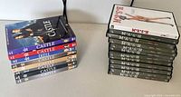 Castle and M*A*S*H DVD cases grouped