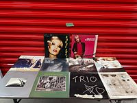 All ten LPs laid out for overview