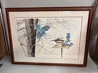 Full view of framed Glen Loates print