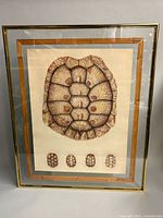 Framed lithograph full view