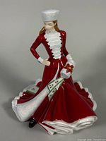 Front view of Royal Doulton Christmas Day 2007 figurine