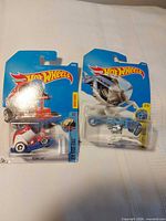 Both Hot Wheels packages front view