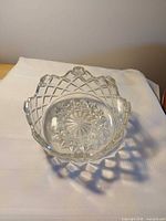 Top view showing full bowl, shape and pattern