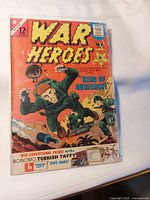 Front cover of War Heroes comic book in sleeve