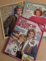 All three McCall's Needlework & Crafts magazines front covers