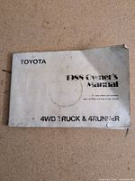 Front cover showing title, brand, year and wear