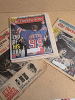All three publications laid out together