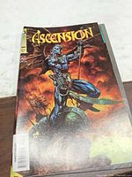 Front cover of Ascension comic showing artwork and title
