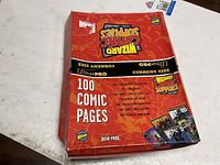 Front of Ultra-Pro Wizard 100 Comic Pages box