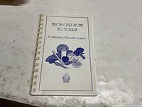 Front cover of cookbook showing title and VON logo