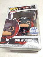 Front of boxed Batwoman Funko Pop! showing figure and box graphics