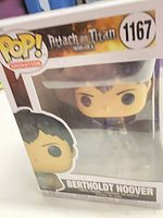 Front view of boxed Funko Pop! Bertholdt Hoover #1167