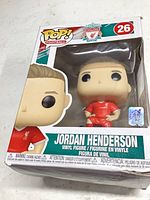 Front of boxed Jordan Henderson Funko Pop! #26
