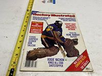 Front cover showing title, date and Rogie Vachon image