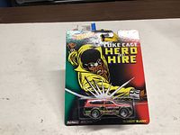Front of blister-carded Hot Wheels ’70 Chevy Blazer Luke Cage edition