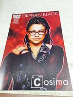 Front cover with Cosima character artwork