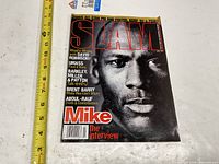 Front cover showing Michael Jordan portrait and cover lines