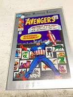 Front view of The Avengers #11 Milestone Edition comic in bag and board