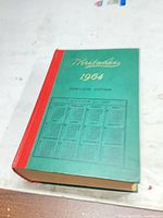 Front cover showing title, year and design