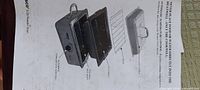 Exploded diagram from manual showing parts of the Nesco 5-quart roaster oven