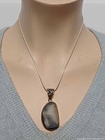 Necklace on mannequin front view