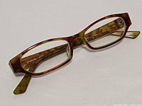 Left front angle of Prodesign Denmark 1664 frames showing color pattern and lens shape