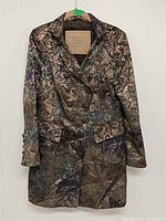Front view of brocade blazer