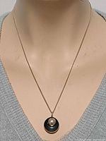 Necklace on mannequin front view