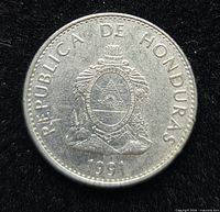 Obverse with coat of arms and date 1991
