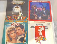 All four LP covers laid out