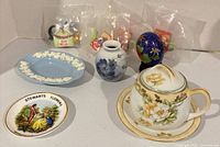 Group shot showing all items front view