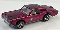 Left front quarter view of Hot Wheels Custom Continental Mark III