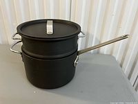 Stockpot assembled with insert and lid
