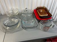 All items grouped showing variety of bakeware and serving pieces