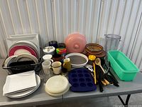 overview of entire lot on table