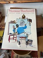 Front cover of Norman Rockwell: Artist and Illustrator showing dust jacket artwork