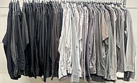 Full rack view showing quantity and colour range of shirts