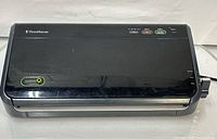 Top angled view of FoodSaver vacuum sealer showing overall exterior