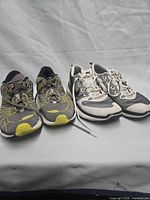 Both pairs of sneakers side-by-side