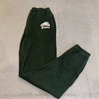 Sweatpants folded showing overall color and style