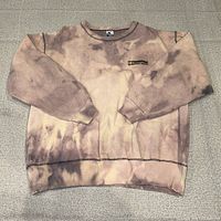 Full view of front of Champion tie-dye sweatshirt